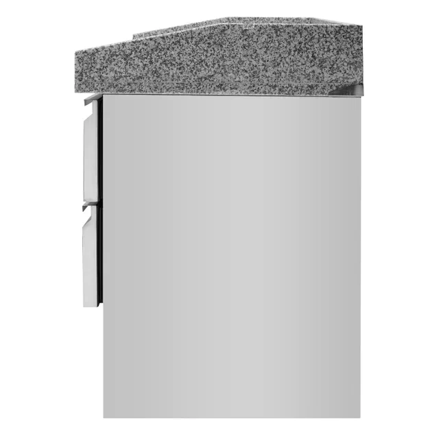 Refrigerated Pizza Cabinet 600x400 - 1 Hinged Door + 4 Gastronorm Drawers