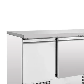 Mesa Refrigerada 2 Puertas + 2 Cajones GN 1/2 - Frío Positivo Profesional