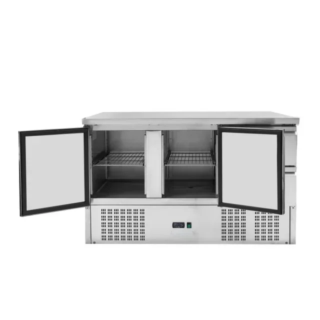 Refrigerated Counter 2 Doors + 2 GN 1/2 Drawers - Professional Positive Cooling