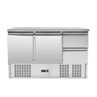 Mesa Refrigerada 2 Puertas + 2 Cajones GN 1/2 - Frío Positivo Profesional