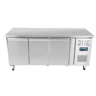 Mesa Refrigerada Positiva Serie U 3 Puertas 417 Litros