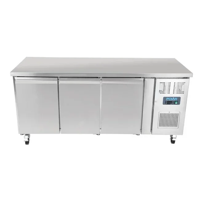 Mesa Refrigerada Positiva Serie U 3 Puertas 417 Litros