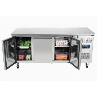 Mesa Refrigerada Positiva Serie U 3 Puertas 417 Litros