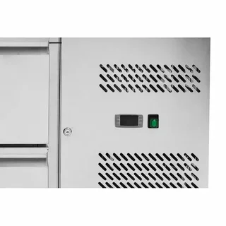 Armário Refrigerado Positivo 4 Gavetas com Painel de Aço Inoxidável