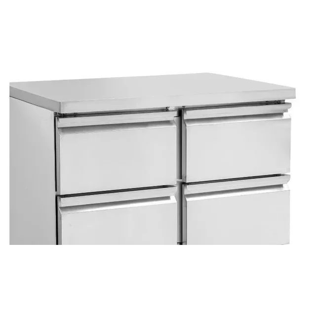 Refrigerated Counter with 4 GN 1/2 Drawers - Professional Cold Cabinet