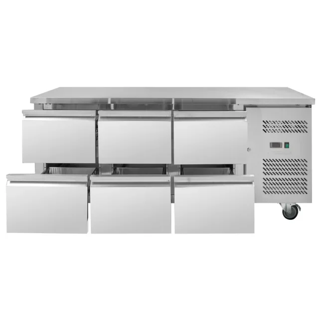 Mesa Refrigerada Positiva Profesional 6 Cajones Gastronorm