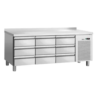 Table Réfrigérée Positive 9 Tiroirs Format Gastronorme GN 1/1