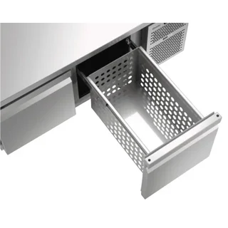 Refrigerated Cabinet Positive Temperature Two-Tone 2 Doors Gastronorm 1/1 on Plinth