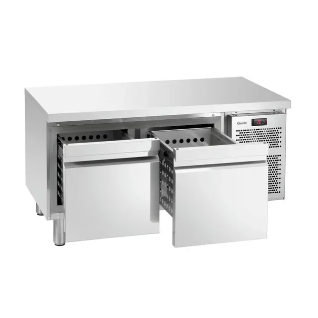 Armadio Refrigerato Positivo Bicolore 2 Porte Gastronorm 1/1 su Zoccolo