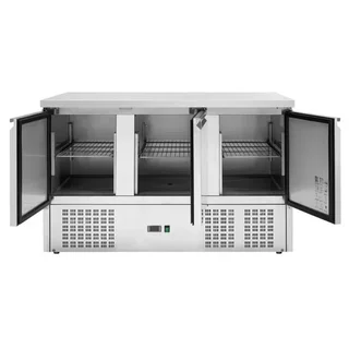 Gekühlte Präsentationstisch 3 Türen Gastronorm 1/1