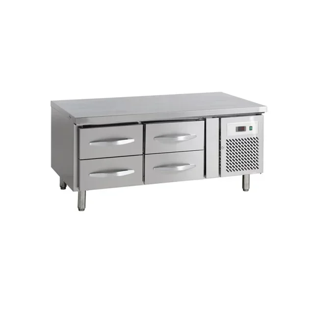 Table Réfrigérée Positive Soubassement 4 Tiroirs GN 1/1 - Capacité 170 Litres