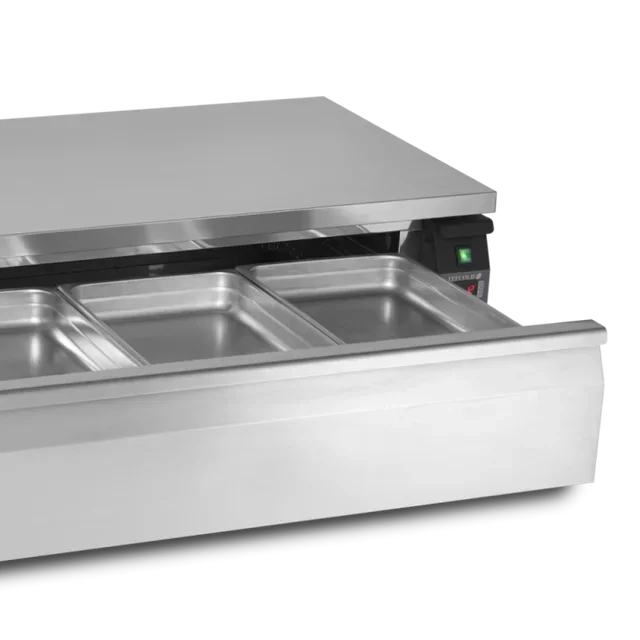 Table Réfrigérée Positive Soubassement GN 3/1 77 Litres avec Tiroir