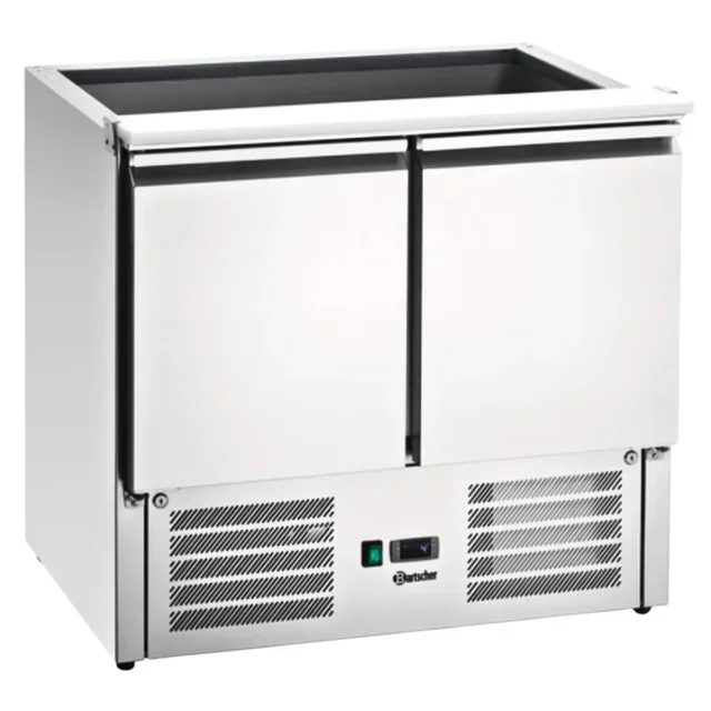 Saladette Refrigerata 2 Porte | 2 Vaschette GN 1/1 + 3 Vaschette GN 1/6