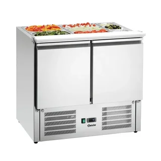 Saladette Refrigerata 2 Porte | 2 Vaschette GN 1/1 + 3 Vaschette GN 1/6