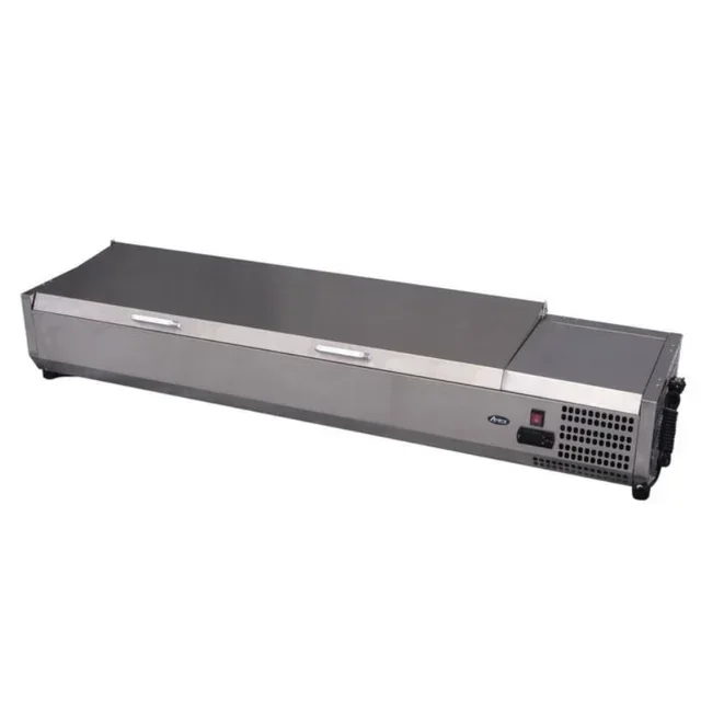 Countertop Refrigerated Saladette 9 Gastronorm 1/3 Pans - Width 200 cm