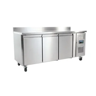 Refrigerated Table 3 Doors with Upstand - Capacity 417 Litres