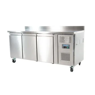 Refrigerated Table 3 Doors with Upstand - Capacity 417 Litres