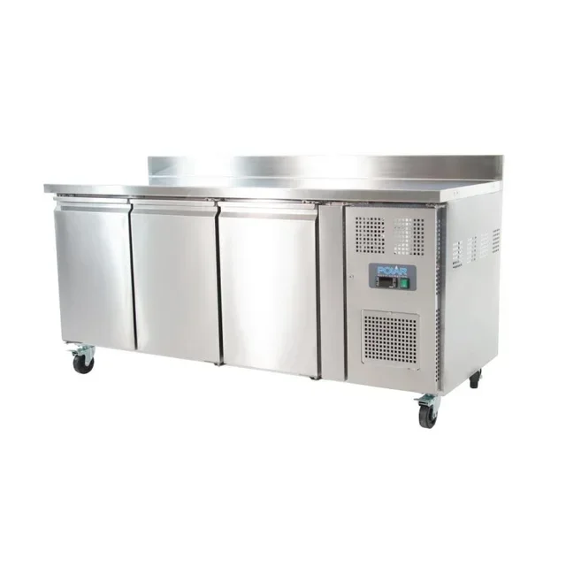 Refrigerated Table 3 Doors with Upstand - Capacity 417 Litres
