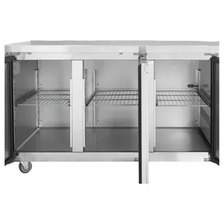 Mesa Refrigerada Profissional 3 Portas GN 1/1 - Profundidade 700 mm com Painel Traseiro