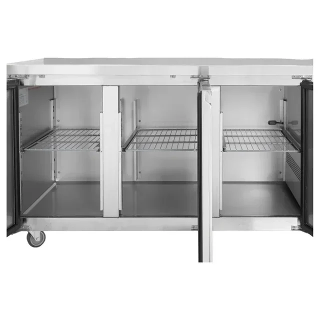 Mesa Refrigerada Profissional 3 Portas GN 1/1 - Profundidade 700 mm com Painel Traseiro