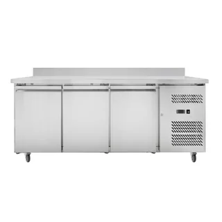 Mesa Refrigerada Profissional 3 Portas GN 1/1 - Profundidade 700 mm com Painel Traseiro