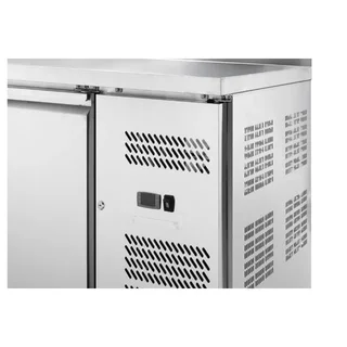Mesa Refrigerada Profissional 3 Portas GN 1/1 - Profundidade 700 mm com Painel Traseiro