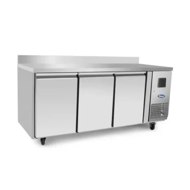 Tavolo Refrigerato Gastronorm GN 1/1 Temperatura Negativa - 3 Porte - Alzatina Inclusa