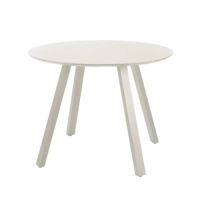 Round Garden Table Halo - Beige