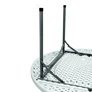 Round Folding Garden Table Verdi - Diameter 150 cm - White Color