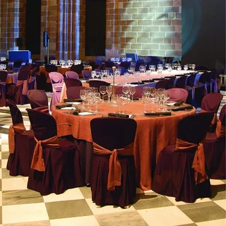 Round Folding Garden Table Verdi - Diameter 150 cm - White Color