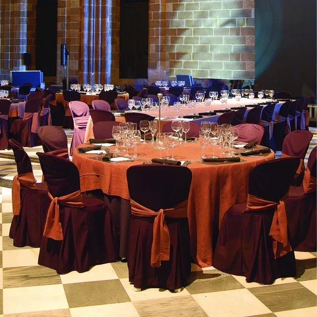 Round Folding Garden Table Verdi - Diameter 150 cm - White Color