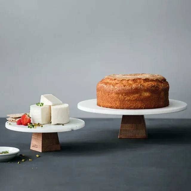 Table de Service Pâtisserie Bois Naturel - Diamètre 20 cm