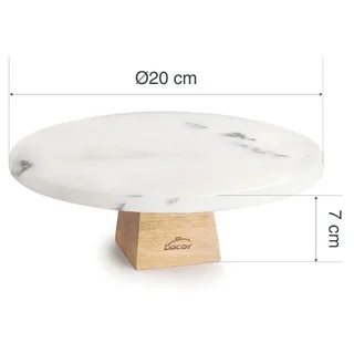 Table de Service Pâtisserie Bois Naturel - Diamètre 20 cm