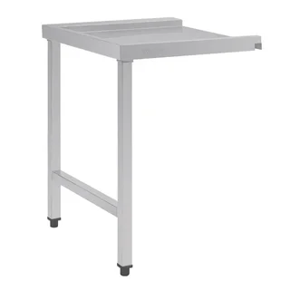 Mesa de Salida Derecha para Lavavajillas de Capota - Ancho 600 mm