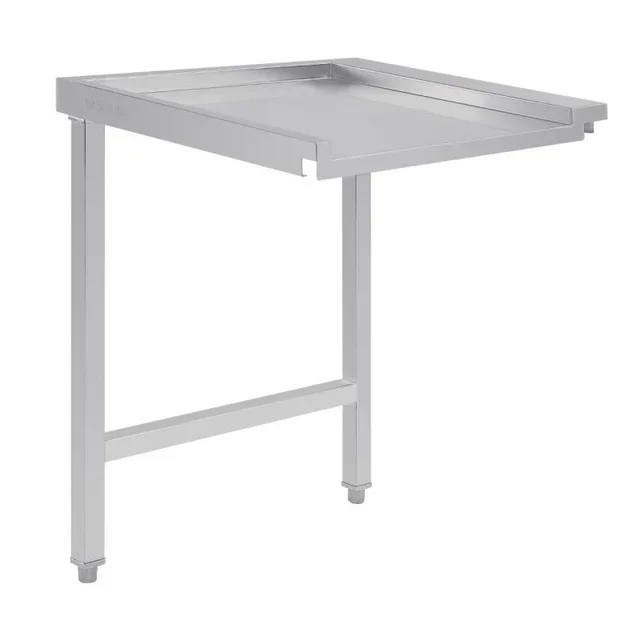 Right Exit Table for Hood Type Dishwasher - Width 600 mm
