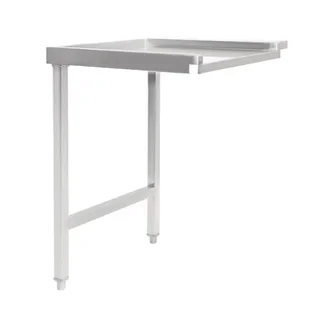 Left Exit Table For Hood Type Dishwasher - Width 600 mm