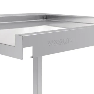 Left Exit Table For Hood Type Dishwasher - Width 600 mm