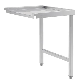 Left Exit Table For Hood Type Dishwasher - Width 600 mm