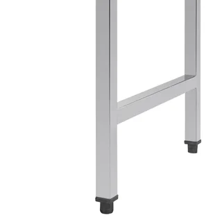 Left Exit Table For Hood Type Dishwasher - Width 600 mm