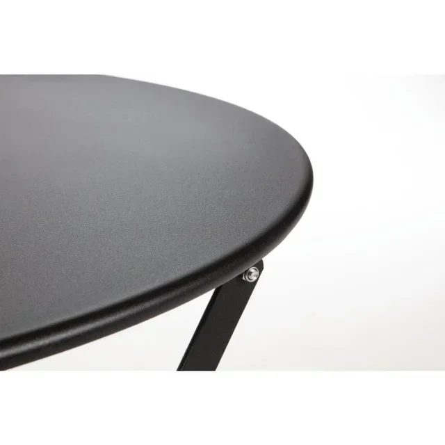 Metal Garden Table - Black Finish