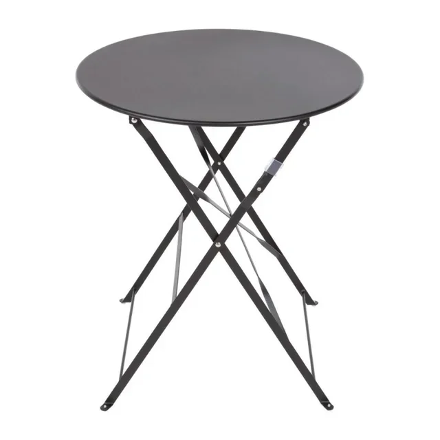 Metal Garden Table - Black Finish