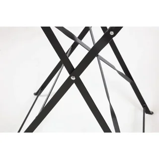 Metal Garden Table - Black Finish