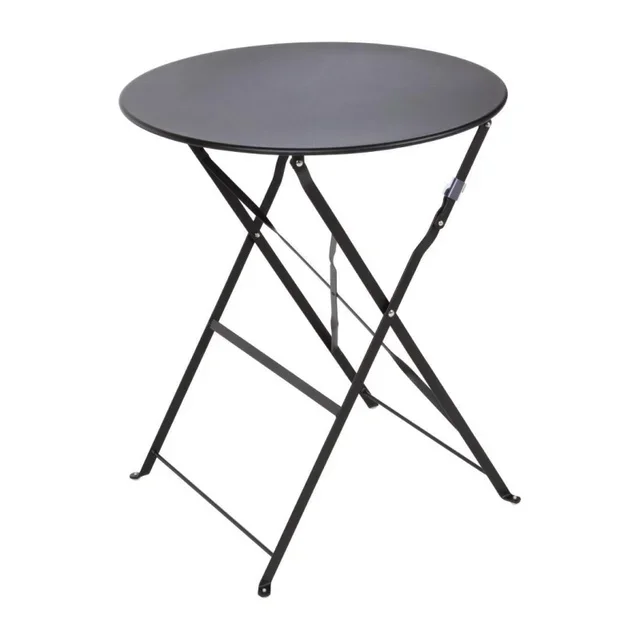 Metal Garden Table - Black Finish