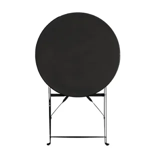 Metal Garden Table - Black Finish
