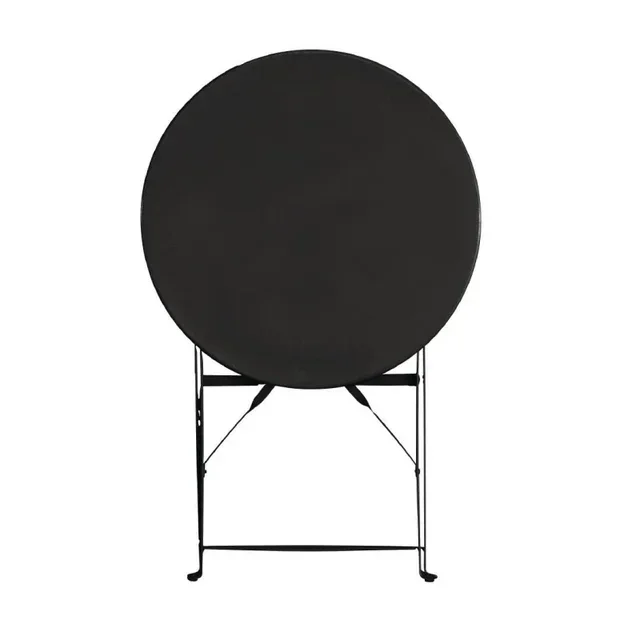 Metal Garden Table - Black Finish