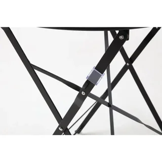 Metal Garden Table - Black Finish