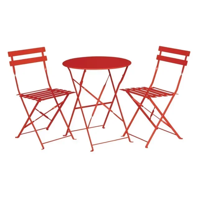 Outdoor Metal Table - Red