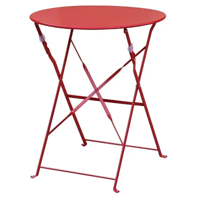 Outdoor Metal Table - Red