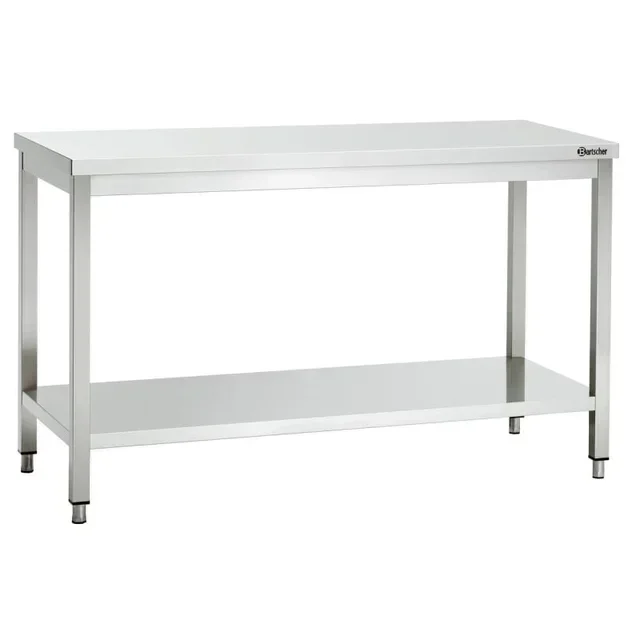 Stainless Steel Work Table - Length 140 cm x Depth 60 cm