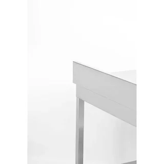 Professioneller Edelstahltisch mit Aufkantung und Unterschrank - Tiefe 60 cm - Breite 60 cm